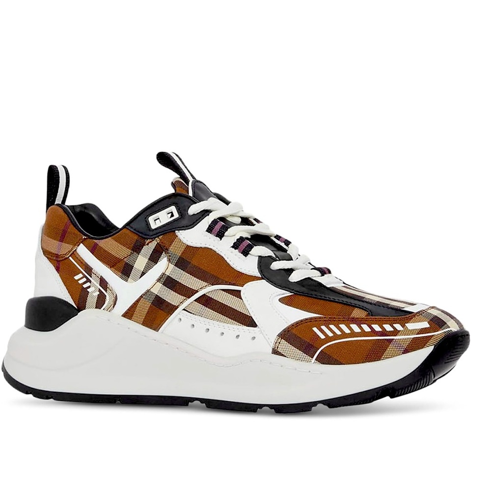 Burberry low top sneaker dark brown size 38 - Picture 1 of 8